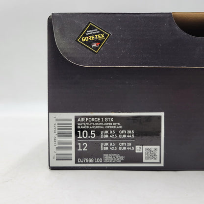 【中古品】【メンズ】 NIKE ナイキ AIR FORCE 1 GTX DJ7968-100 エア フォース1 ゴアテックス スニーカー 靴 160-260909-as-23-izu サイズ：28.5cm カラー：WHITE/WHITE-WHITE-HYPER ROYAL 万代Net店