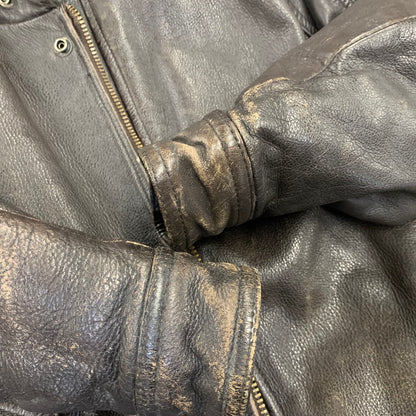 【現状渡し品】【メンズ】 LIBERTE リベルテ D-TH8119 韓国製 LEATHER JACKET レザー ジャケット アウター 146-260918-ya-21-izu サイズ：M カラー：ダークブラウン 万代Net店