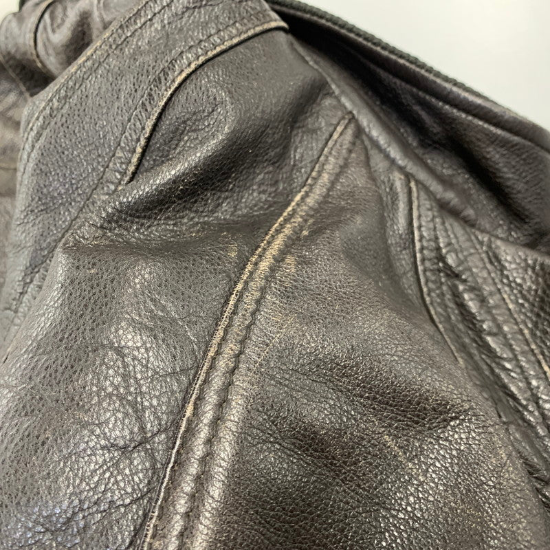 【現状渡し品】【メンズ】 LIBERTE リベルテ D-TH8119 韓国製 LEATHER JACKET レザー ジャケット アウター 146-260918-ya-21-izu サイズ：M カラー：ダークブラウン 万代Net店
