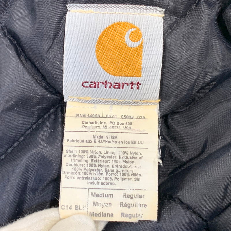 【中古品】【メンズ】 CARHARTT カーハート C14 BLK USA製 ARCTIC COAT アークティック コート アウター 146-260907-kh-06-izu サイズ：Medium カラー：ブラック 万代Net店