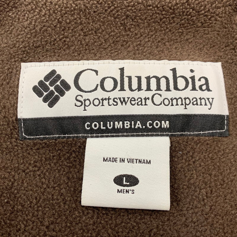 【中古品】【メンズ】 COLUMBIA コロンビア PM5285 FLEECE LINER JACKET フリース ライナー ジャケット アウター 144-260918-ya-04-izu サイズ：L カラー：ベージュ系 万代Net店