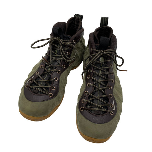 【中古品】【メンズ】 NIKE ナイキ 575420-200 AIR FOAMPOSITE ONE エア フォーム ポジット ワン スニーカー 靴 160-260917-kh-24-izu サイズ：27.5 カラー：MEDIUM OLIVE/LIGHT BROWN-VELVET BROWN-BLACK 万代Net店