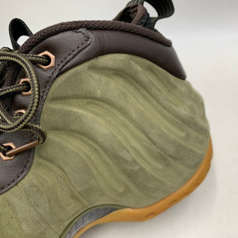 【中古品】【メンズ】 NIKE ナイキ 575420-200 AIR FOAMPOSITE ONE エア フォーム ポジット ワン スニーカー 靴 160-260917-kh-24-izu サイズ：27.5 カラー：MEDIUM OLIVE/LIGHT BROWN-VELVET BROWN-BLACK 万代Net店