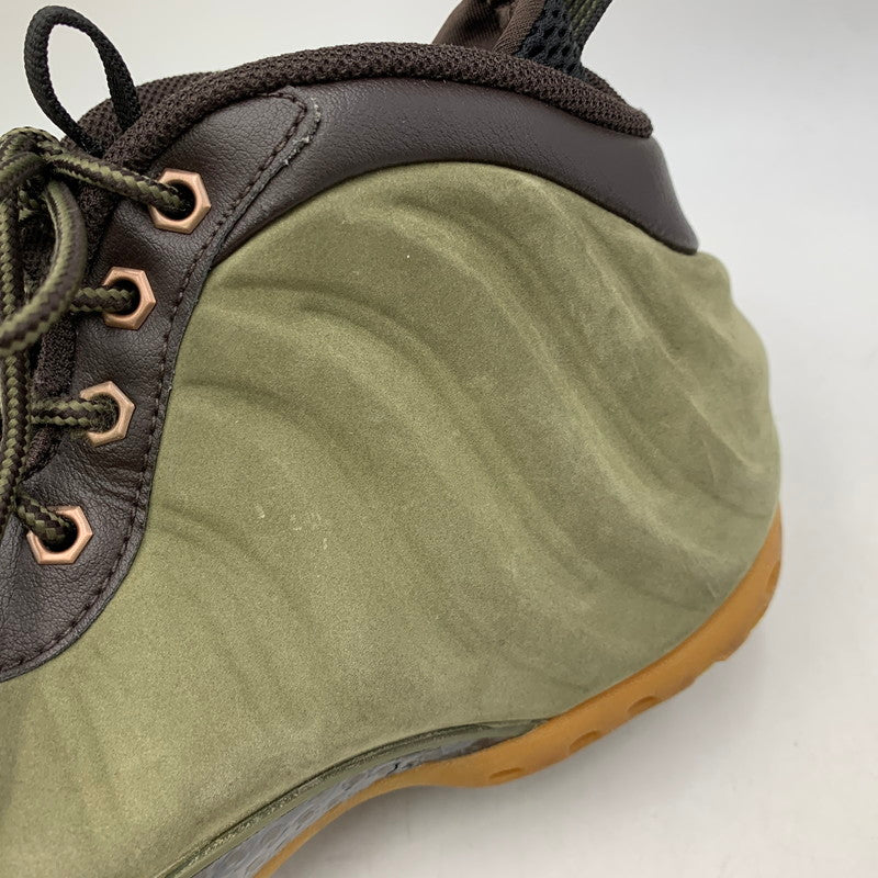 【中古品】【メンズ】 NIKE ナイキ 575420-200 AIR FOAMPOSITE ONE エア フォーム ポジット ワン スニーカー 靴 160-260917-kh-24-izu サイズ：27.5 カラー：MEDIUM OLIVE/LIGHT BROWN-VELVET BROWN-BLACK 万代Net店