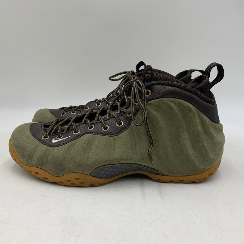 【中古品】【メンズ】 NIKE ナイキ 575420-200 AIR FOAMPOSITE ONE エア フォーム ポジット ワン スニーカー 靴 160-260917-kh-24-izu サイズ：27.5 カラー：MEDIUM OLIVE/LIGHT BROWN-VELVET BROWN-BLACK 万代Net店