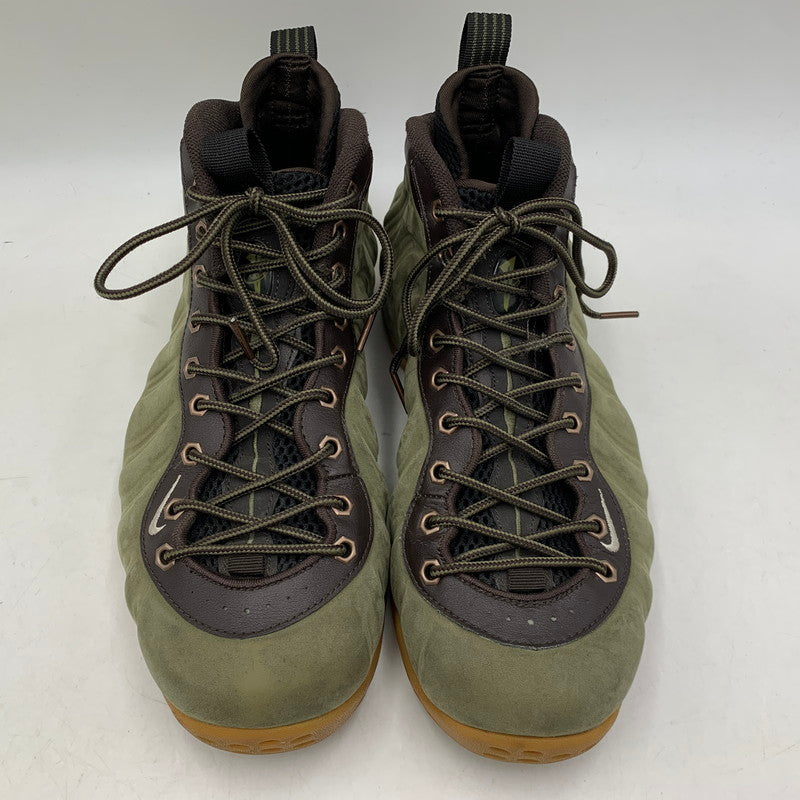 【中古品】【メンズ】 NIKE ナイキ 575420-200 AIR FOAMPOSITE ONE エア フォーム ポジット ワン スニーカー 靴 160-260917-kh-24-izu サイズ：27.5 カラー：MEDIUM OLIVE/LIGHT BROWN-VELVET BROWN-BLACK 万代Net店