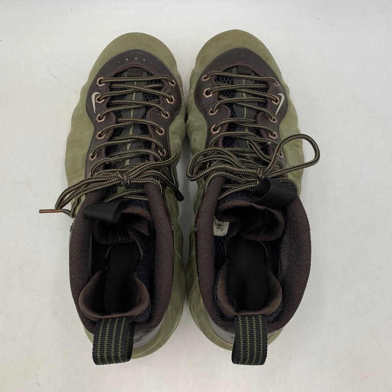 【中古品】【メンズ】 NIKE ナイキ 575420-200 AIR FOAMPOSITE ONE エア フォーム ポジット ワン スニーカー 靴 160-260917-kh-24-izu サイズ：27.5 カラー：MEDIUM OLIVE/LIGHT BROWN-VELVET BROWN-BLACK 万代Net店