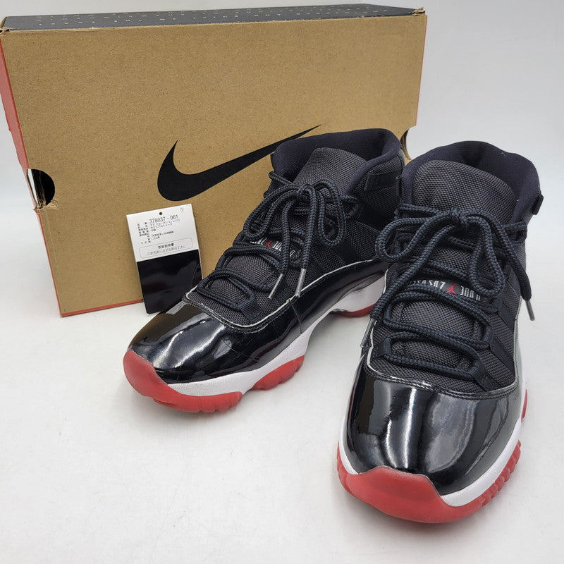 【中古品】【メンズ】 NIKE ナイキ AIR JORDAN 11 RETRO 378037-061 エアジョーダン 11 レトロ スニーカー 靴 160-260909-as-26-izu サイズ：27.5cm カラー：BLACK/TRUE RED-WHITE 万代Net店