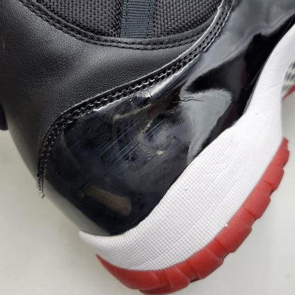 【中古品】【メンズ】 NIKE ナイキ AIR JORDAN 11 RETRO 378037-061 エアジョーダン 11 レトロ スニーカー 靴 160-260909-as-26-izu サイズ：27.5cm カラー：BLACK/TRUE RED-WHITE 万代Net店