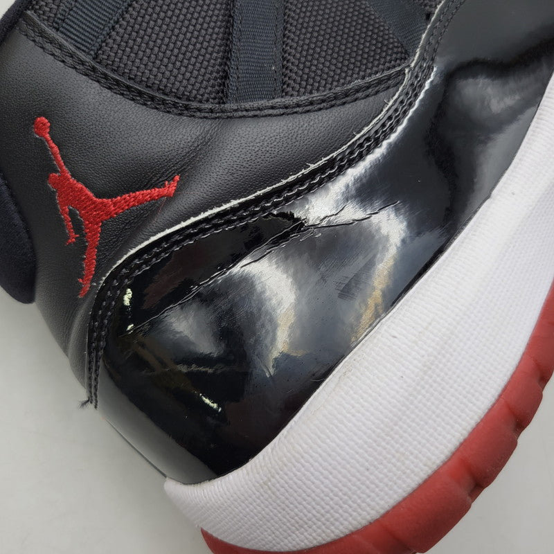 【中古品】【メンズ】 NIKE ナイキ AIR JORDAN 11 RETRO 378037-061 エアジョーダン 11 レトロ スニーカー 靴 160-260909-as-26-izu サイズ：27.5cm カラー：BLACK/TRUE RED-WHITE 万代Net店