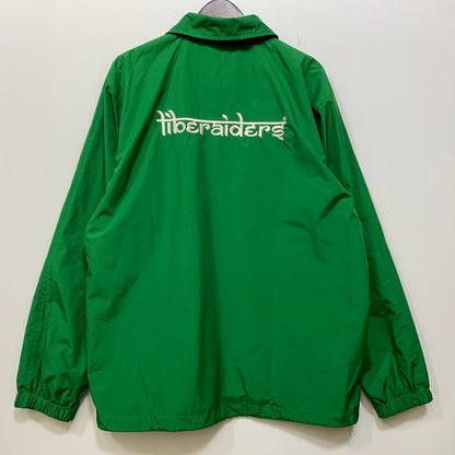 【中古品】【メンズ】 LIBERAIDERS リベレイダーズ 710092201 LOGO COACH JACKET ロゴ コーチ ジャケット アウター 142-260918-ya-24-izu サイズ：L カラー：グリーン 万代Net店