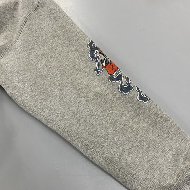 【中古品】【メンズ】 HAIGHT ヘイト × SCRIBE TATTOO スクライブタトゥー ZIP HOODIE ジップ フーディー パーカー トップス 142-260917-kh-02-izu サイズ：L カラー：グレー 万代Net店