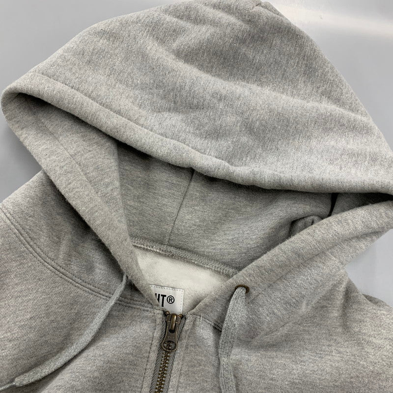 【中古品】【メンズ】 HAIGHT ヘイト × SCRIBE TATTOO スクライブタトゥー ZIP HOODIE ジップ フーディー パーカー トップス 142-260917-kh-02-izu サイズ：L カラー：グレー 万代Net店