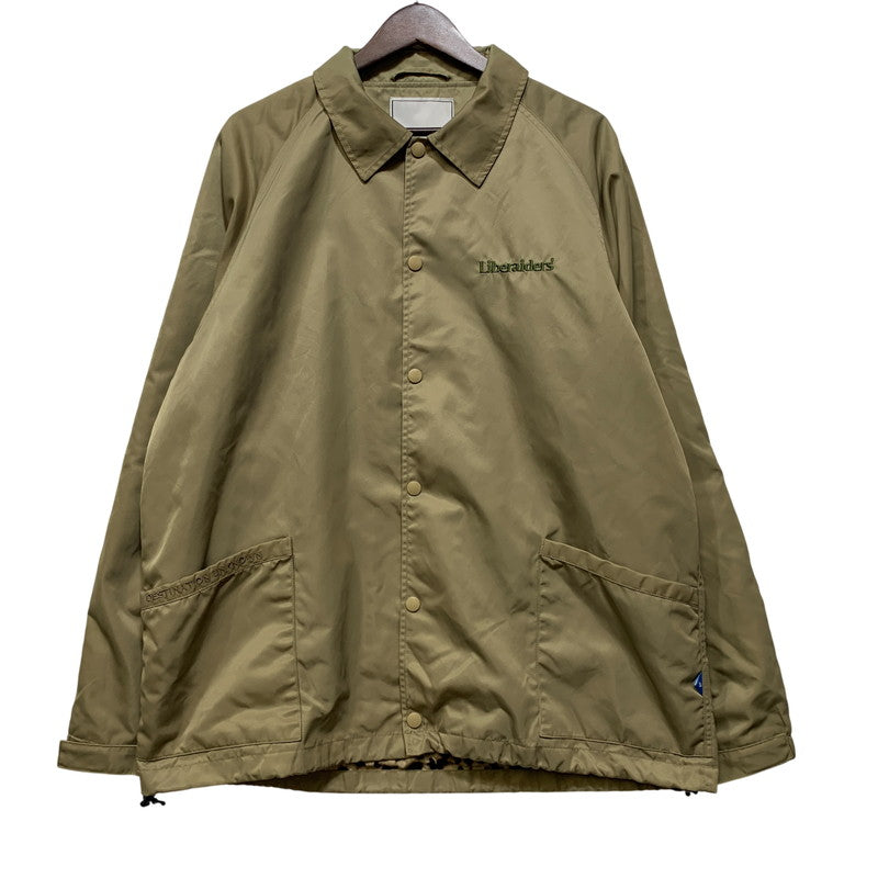 【中古品】【メンズ】 LIBERAIDERS リベレイダース 730042101 OG EMBROIDERY COACH JACKET オージー エンブロイダリー コーチ ジャケット アウター 142-260907-kh-10-izu サイズ：L カラー：カーキ系 万代Net店