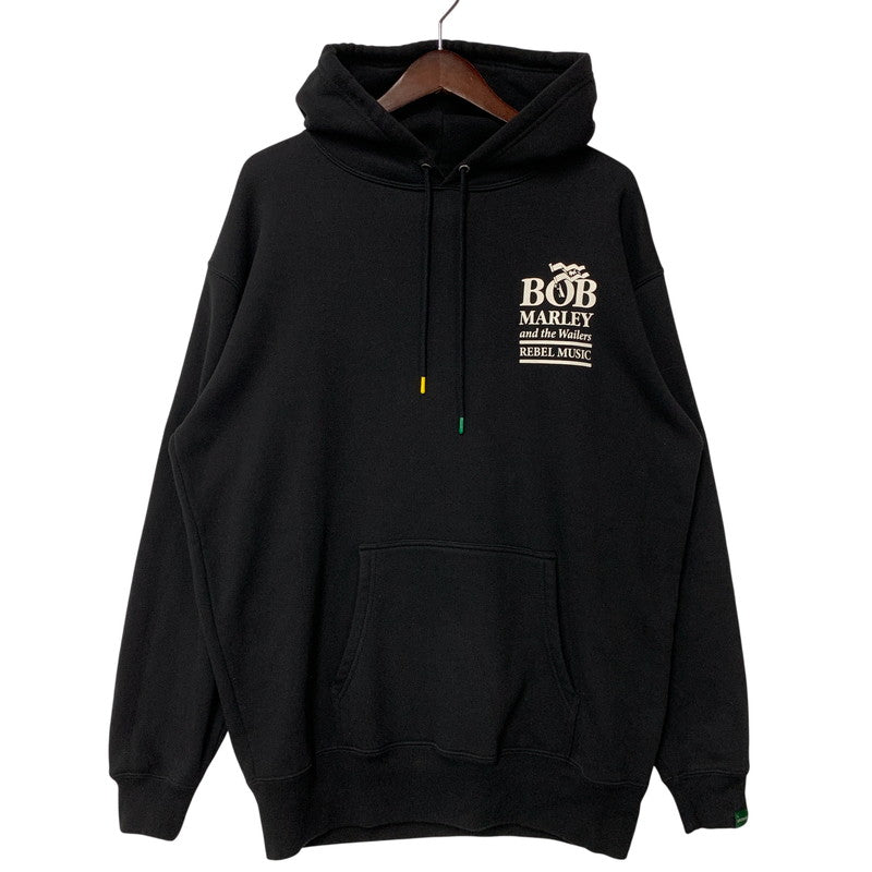【中古品】【メンズ】 APPLEBUM アップルバム BOB MARLEY COLLECTION HOODIE ボブ マーリー コレクション フーディー パーカー トップス 142-260917-kh-03-izu サイズ：XL カラー：ブラック 万代Net店
