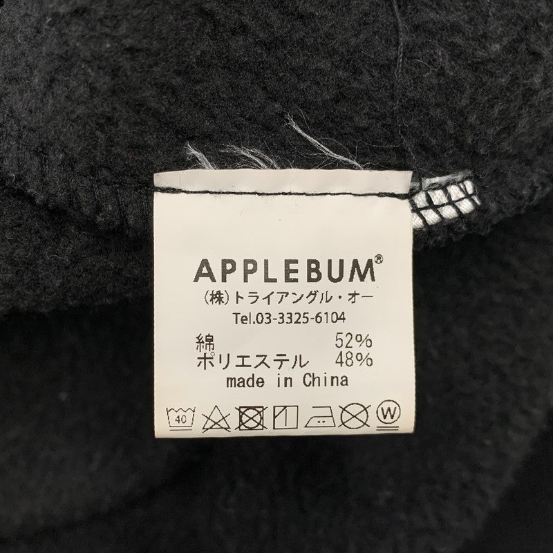 【中古品】【メンズ】 APPLEBUM アップルバム BOB MARLEY COLLECTION HOODIE ボブ マーリー コレクション フーディー パーカー トップス 142-260917-kh-03-izu サイズ：XL カラー：ブラック 万代Net店