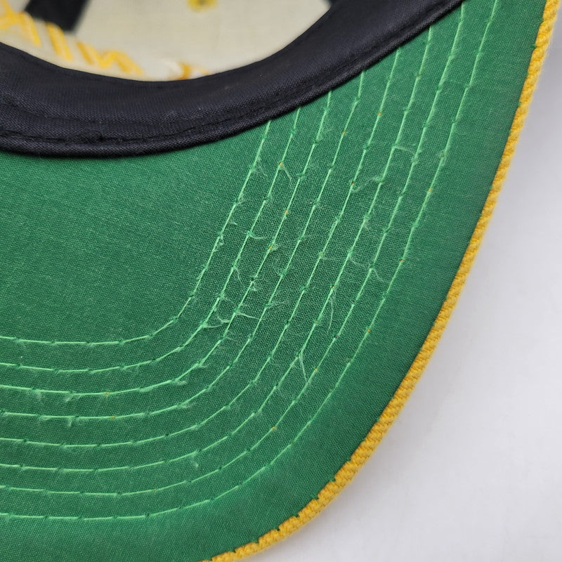 【中古品】【メンズ/レディース】 NIKE ナイキ LOGO CAP ロゴキャップ 帽子 185-260909-as-10-izu サイズ：F カラー：ネイビー×イエロー 万代Net店