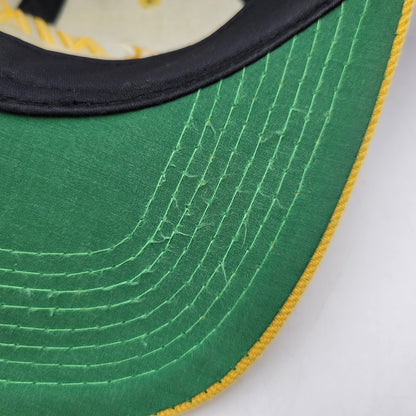 【中古品】【メンズ/レディース】 NIKE ナイキ LOGO CAP ロゴキャップ 帽子 185-260909-as-10-izu サイズ：F カラー：ネイビー×イエロー 万代Net店
