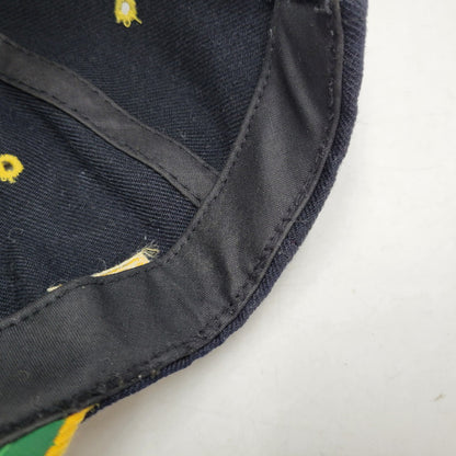 【中古品】【メンズ/レディース】 NIKE ナイキ LOGO CAP ロゴキャップ 帽子 185-260909-as-10-izu サイズ：F カラー：ネイビー×イエロー 万代Net店