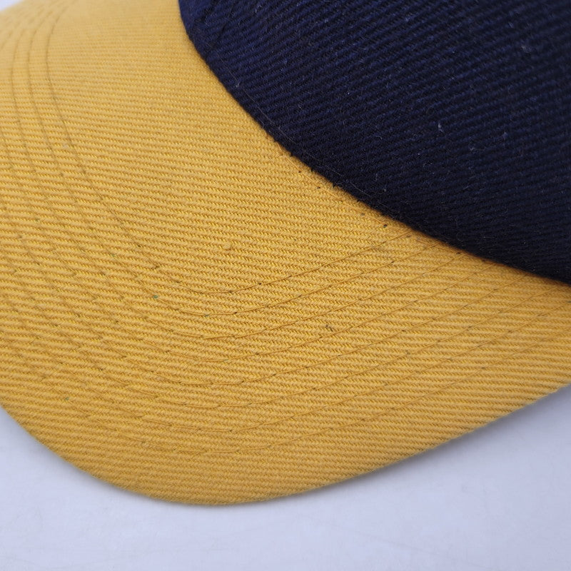 【中古品】【メンズ/レディース】 NIKE ナイキ LOGO CAP ロゴキャップ 帽子 185-260909-as-10-izu サイズ：F カラー：ネイビー×イエロー 万代Net店