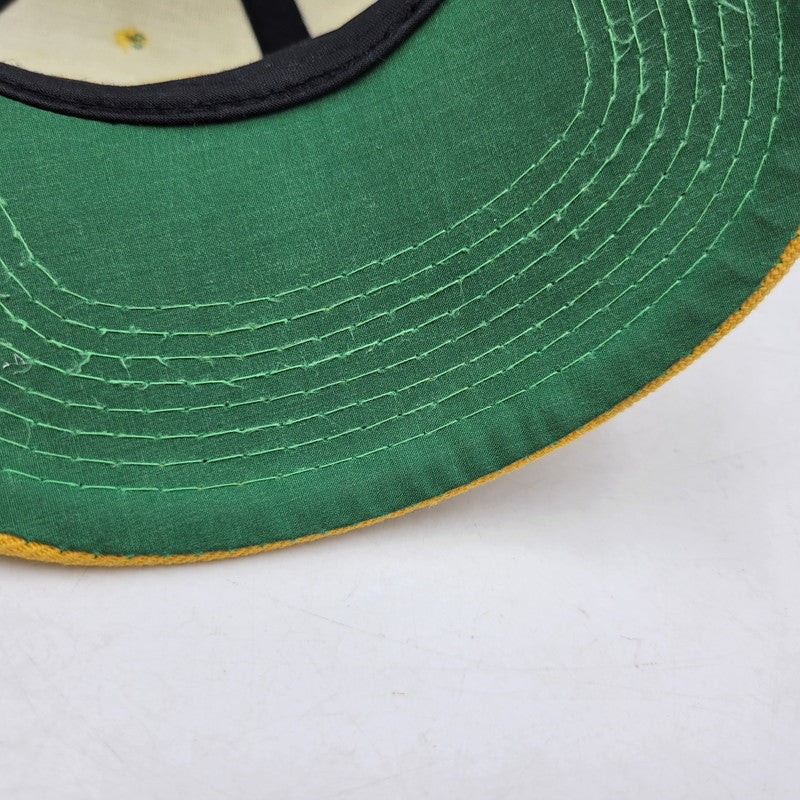 【中古品】【メンズ/レディース】 NIKE ナイキ LOGO CAP ロゴキャップ 帽子 185-260909-as-10-izu サイズ：F カラー：ネイビー×イエロー 万代Net店