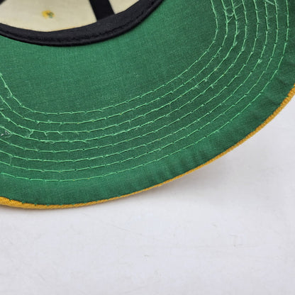 【中古品】【メンズ/レディース】 NIKE ナイキ LOGO CAP ロゴキャップ 帽子 185-260909-as-10-izu サイズ：F カラー：ネイビー×イエロー 万代Net店