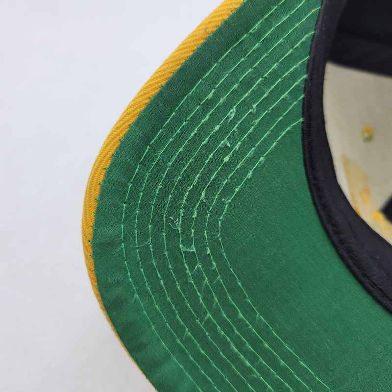 【中古品】【メンズ/レディース】 NIKE ナイキ LOGO CAP ロゴキャップ 帽子 185-260909-as-10-izu サイズ：F カラー：ネイビー×イエロー 万代Net店