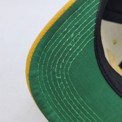 【中古品】【メンズ/レディース】 NIKE ナイキ LOGO CAP ロゴキャップ 帽子 185-260909-as-10-izu サイズ：F カラー：ネイビー×イエロー 万代Net店