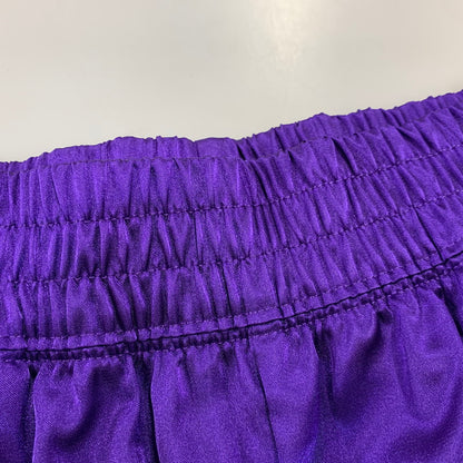 【中古品】【メンズ】 NIKE ナイキ× NBA エヌビーエー LAKERS STANDARD FIT HIGH RISE PANTS レイカーズ スタンダード フィット ハイライズ パンツ ズボン ボトムス 159-260918-ya-26-izu サイズ：S カラー：パープル 万代Net店