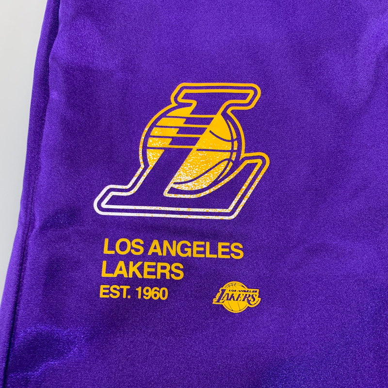 【中古品】【メンズ】 NIKE ナイキ× NBA エヌビーエー LAKERS STANDARD FIT HIGH RISE PANTS レイカーズ スタンダード フィット ハイライズ パンツ ズボン ボトムス 159-260918-ya-26-izu サイズ：S カラー：パープル 万代Net店
