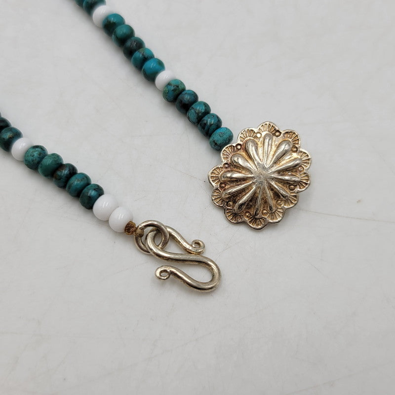 【中古品】【メンズ/レディース】 Pherrow's フェローズ × PEACE ピース TURQUOISE BRACELET ターコイズ ブレスレット アクセサリー 192-260909-as-07-izu カラー：ターコイズ×ホワイト 万代Net店