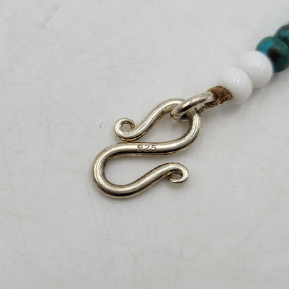 【中古品】【メンズ/レディース】 Pherrow's フェローズ × PEACE ピース TURQUOISE BRACELET ターコイズ ブレスレット アクセサリー 192-260909-as-07-izu カラー：ターコイズ×ホワイト 万代Net店