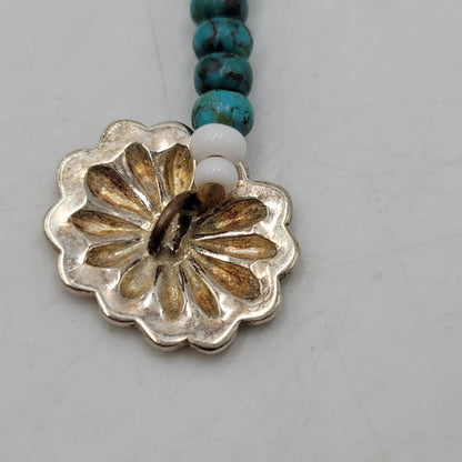 【中古品】【メンズ/レディース】 Pherrow's フェローズ × PEACE ピース TURQUOISE BRACELET ターコイズ ブレスレット アクセサリー 192-260909-as-07-izu カラー：ターコイズ×ホワイト 万代Net店