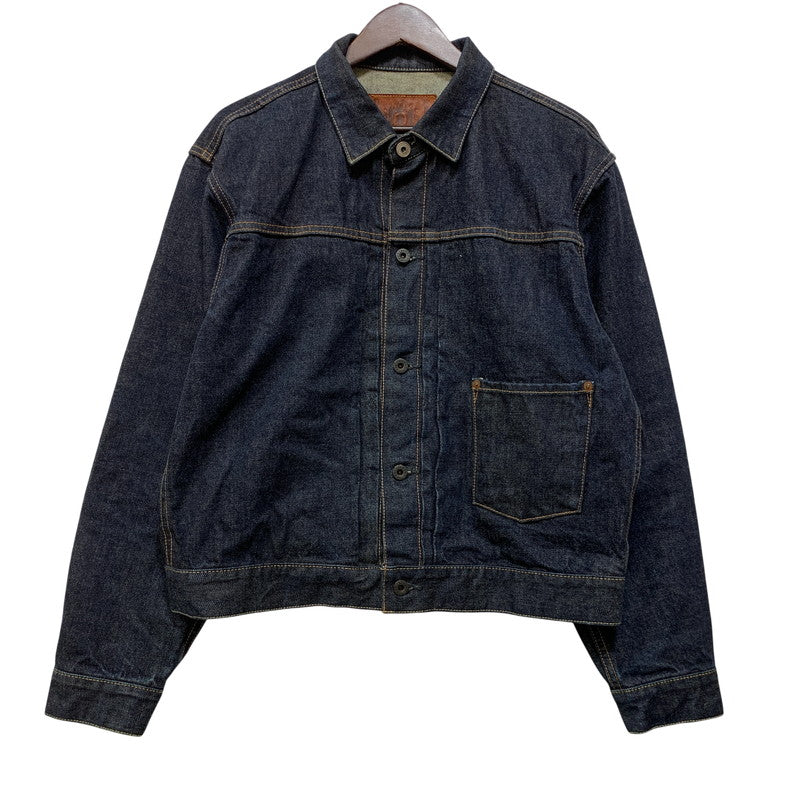 【中古品】【メンズ】 BLACK SIGN ブラックサイン 1ST DENIM JACKET デニム ジャケット アウター 140-260907-kh-05-izu サイズ：44 カラー：インディゴ 万代Net店