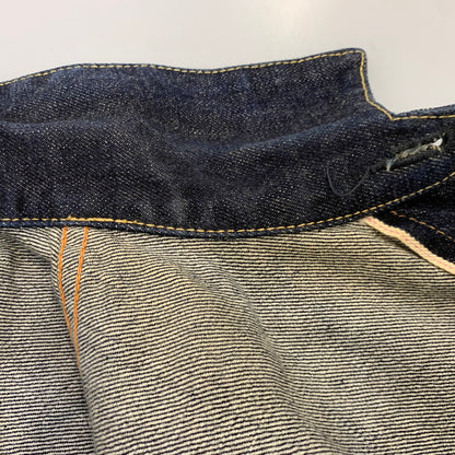 【中古品】【メンズ】 BLACK SIGN ブラックサイン 1ST DENIM JACKET デニム ジャケット アウター 140-260907-kh-05-izu サイズ：44 カラー：インディゴ 万代Net店