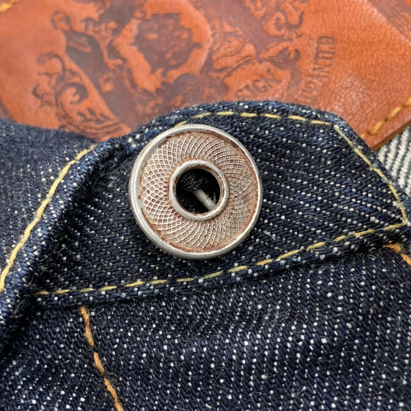 【中古品】【メンズ】 BLACK SIGN ブラックサイン 1ST DENIM JACKET デニム ジャケット アウター 140-260907-kh-05-izu サイズ：44 カラー：インディゴ 万代Net店