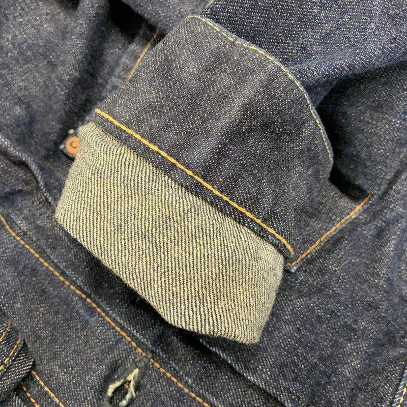 【中古品】【メンズ】 BLACK SIGN ブラックサイン 1ST DENIM JACKET デニム ジャケット アウター 140-260907-kh-05-izu サイズ：44 カラー：インディゴ 万代Net店
