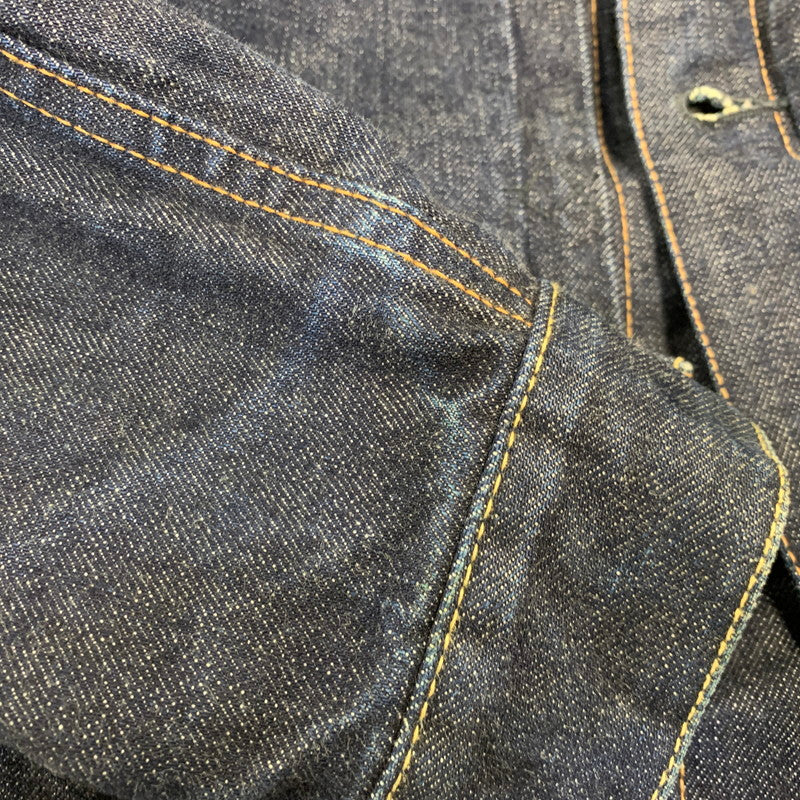 【中古品】【メンズ】 BLACK SIGN ブラックサイン 1ST DENIM JACKET デニム ジャケット アウター 140-260907-kh-05-izu サイズ：44 カラー：インディゴ 万代Net店