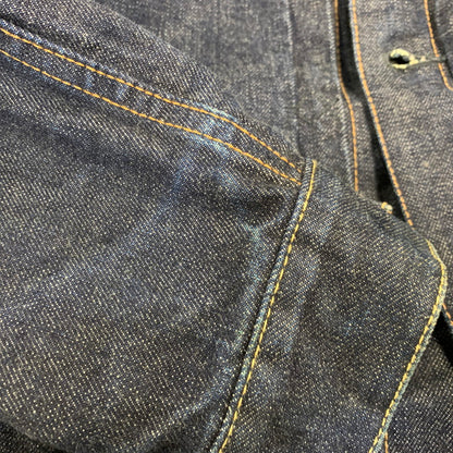 【中古品】【メンズ】 BLACK SIGN ブラックサイン 1ST DENIM JACKET デニム ジャケット アウター 140-260907-kh-05-izu サイズ：44 カラー：インディゴ 万代Net店