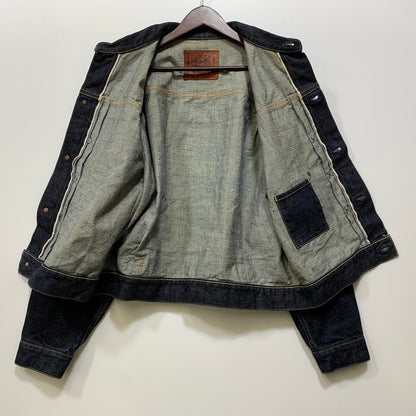 【中古品】【メンズ】 BLACK SIGN ブラックサイン 1ST DENIM JACKET デニム ジャケット アウター 140-260907-kh-05-izu サイズ：44 カラー：インディゴ 万代Net店
