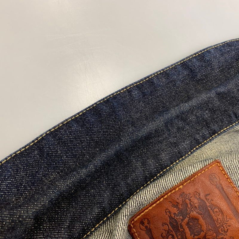 【中古品】【メンズ】 BLACK SIGN ブラックサイン 1ST DENIM JACKET デニム ジャケット アウター 140-260907-kh-05-izu サイズ：44 カラー：インディゴ 万代Net店