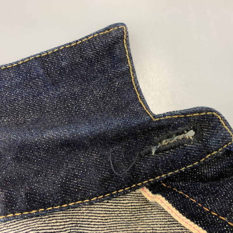 【中古品】【メンズ】 BLACK SIGN ブラックサイン 1ST DENIM JACKET デニム ジャケット アウター 140-260907-kh-05-izu サイズ：44 カラー：インディゴ 万代Net店