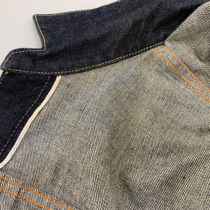 【中古品】【メンズ】 BLACK SIGN ブラックサイン 1ST DENIM JACKET デニム ジャケット アウター 140-260907-kh-05-izu サイズ：44 カラー：インディゴ 万代Net店