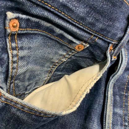 【中古品】【メンズ】 EURO LEVI'S ユーロリーバイス 00501-0101 刻印T01 トルコ製 DENIM PANTS デニム パンツ ズボン ボトムス 157-260918-ya-09-izu サイズ：32×34 カラー：インディゴ 万代Net店