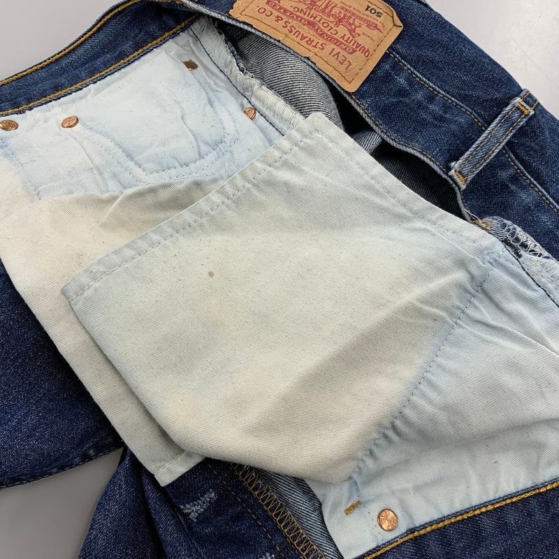 【中古品】【メンズ】 EURO LEVI'S ユーロリーバイス 00501-0101 刻印T01 トルコ製 DENIM PANTS デニム パンツ ズボン ボトムス 157-260918-ya-09-izu サイズ：32×34 カラー：インディゴ 万代Net店