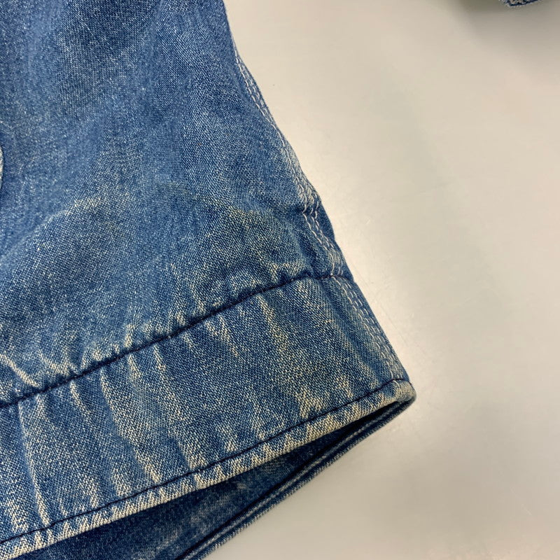 【現状渡し品】【メンズ】 SEARS シアーズ WORK LEISURE 14407 USA製 BLANKET LINER DENIM COVERALL ワークレジャー ブランケット ライナー デニム カバーオール アウター 146-260907-kh-07-izu サイズ：L カラー：インディゴ 万代Net店