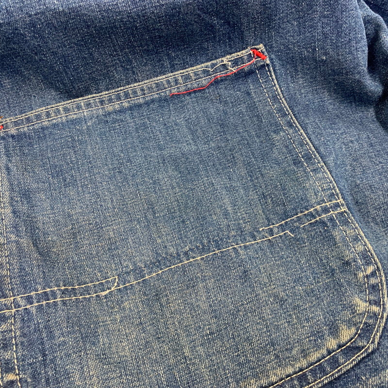 【現状渡し品】【メンズ】 SEARS シアーズ WORK LEISURE 14407 USA製 BLANKET LINER DENIM COVERALL ワークレジャー ブランケット ライナー デニム カバーオール アウター 146-260907-kh-07-izu サイズ：L カラー：インディゴ 万代Net店