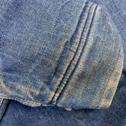 【現状渡し品】【メンズ】 SEARS シアーズ WORK LEISURE 14407 USA製 BLANKET LINER DENIM COVERALL ワークレジャー ブランケット ライナー デニム カバーオール アウター 146-260907-kh-07-izu サイズ：L カラー：インディゴ 万代Net店
