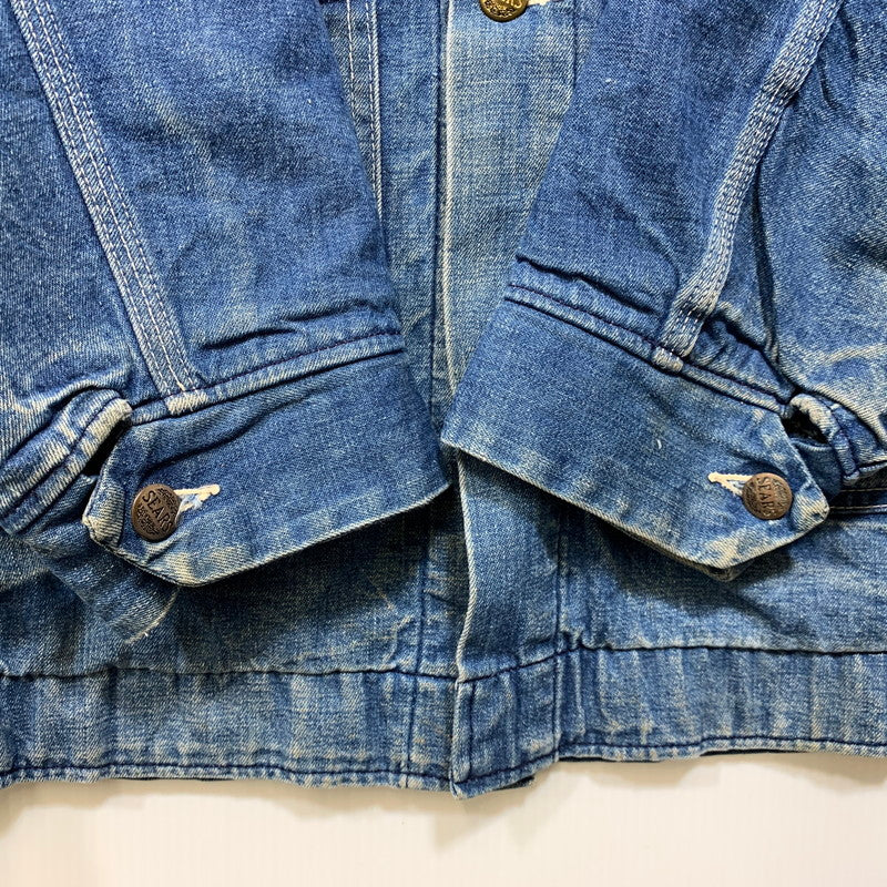 【現状渡し品】【メンズ】 SEARS シアーズ WORK LEISURE 14407 USA製 BLANKET LINER DENIM COVERALL ワークレジャー ブランケット ライナー デニム カバーオール アウター 146-260907-kh-07-izu サイズ：L カラー：インディゴ 万代Net店