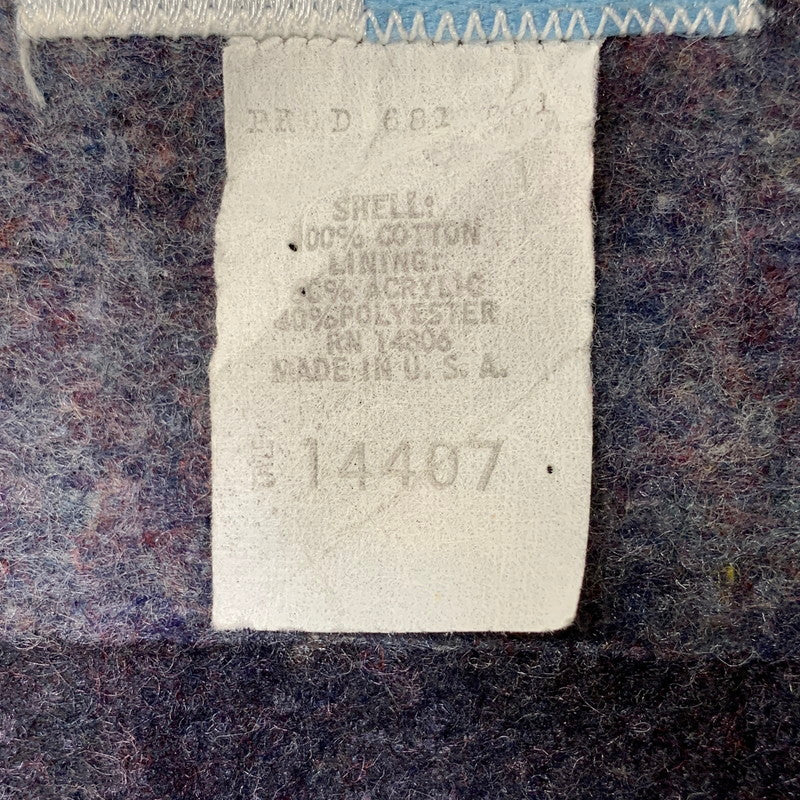 【現状渡し品】【メンズ】 SEARS シアーズ WORK LEISURE 14407 USA製 BLANKET LINER DENIM COVERALL ワークレジャー ブランケット ライナー デニム カバーオール アウター 146-260907-kh-07-izu サイズ：L カラー：インディゴ 万代Net店